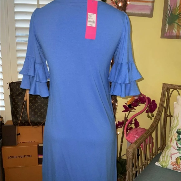 Lilly Pulitzer NWT Lula Dress Costal Blue Size XXS,S - Picture 5 of 11